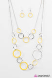 tropical-bay-yellow-necklace-paparazzi-accessories