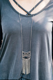 TRIBAL By Fire - Black Necklace - Paparazzi Accessories