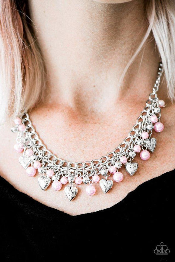 self-love-pink-necklace-paparazzi-accessories