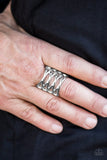 trapped-in-shimmer-silver-ring-paparazzi-accessories