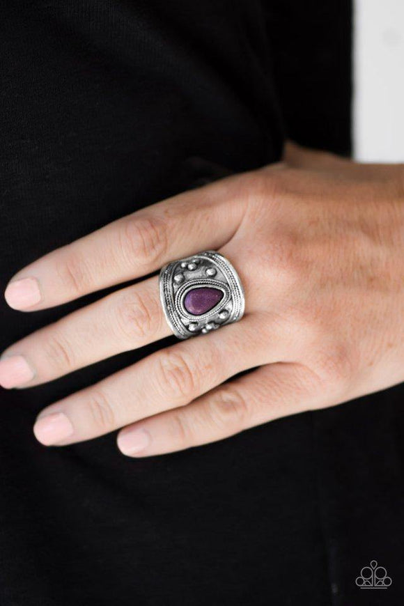 sonoran-sands-purple-ring-paparazzi-accessories