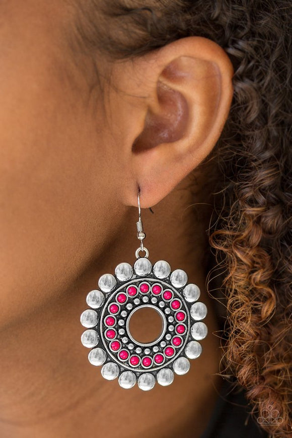 wildly-serene-pink-earrings-paparazzi-accessories