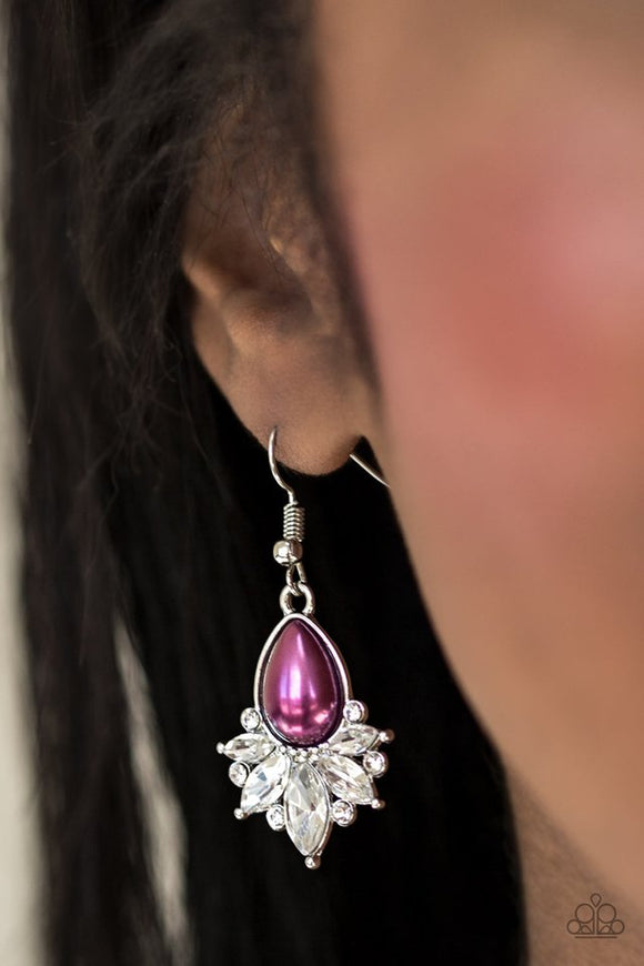 regal-reputation-purple-earrings-paparazzi-accessories