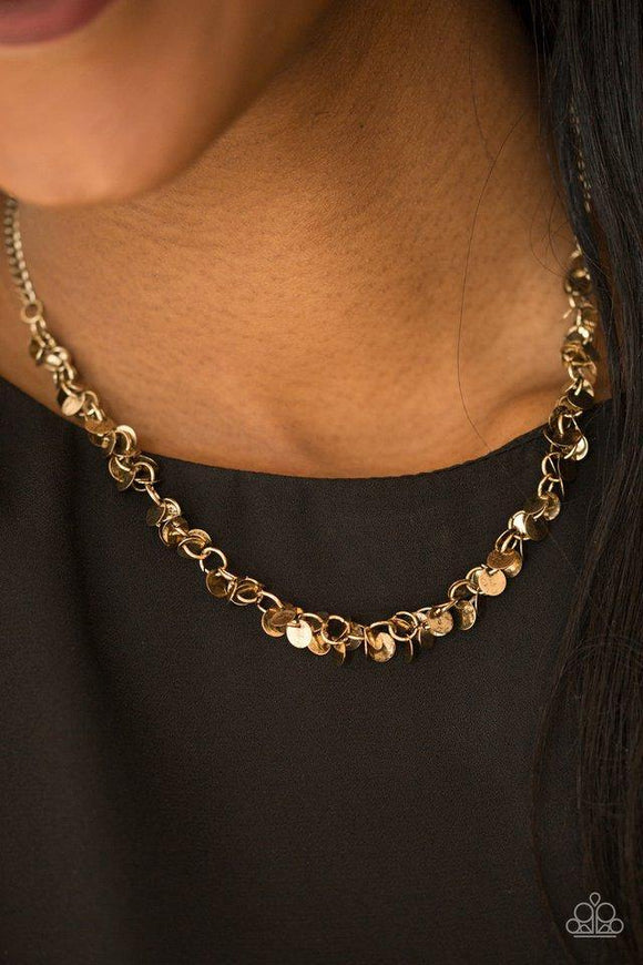 year-to-shimmer-brass-necklace-paparazzi-accessories