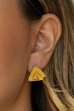 on-blast-yellow-post-earrings-paparazzi-accessories