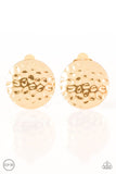 hold-the-shine-gold-clip-on-earrings-paparazzi-accessories