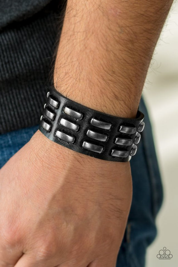 on-autopilot-black-bracelet-paparazzi-accessories