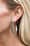 Fabulously Foxy - Silver Earrings - Paparazzi Accessories