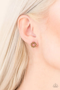 richly-resplendent-brass-post-earrings-paparazzi-accessories