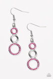 bubble-bustle-pink-earrings-paparazzi-accessories