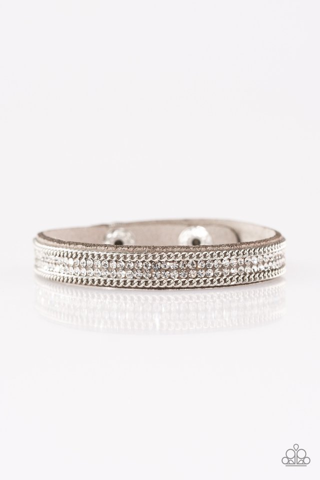 Babe Bling - Silver Bracelet - Paparazzi Accessories – Bedazzle Me Pretty  Mobile Fashion Boutique
