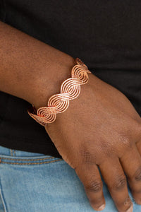 braided-brilliance-copper-bracelet-paparazzi-accessories