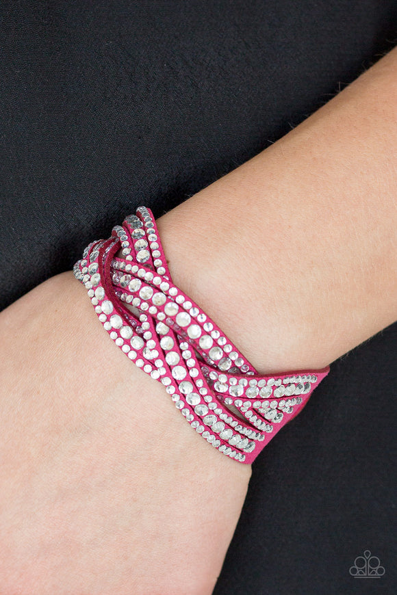 Bring On The Bling - Pink Bracelet - Paparazzi Accessories