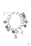 Lady Love Dove - Purple Bracelet - Paparazzi Accessories