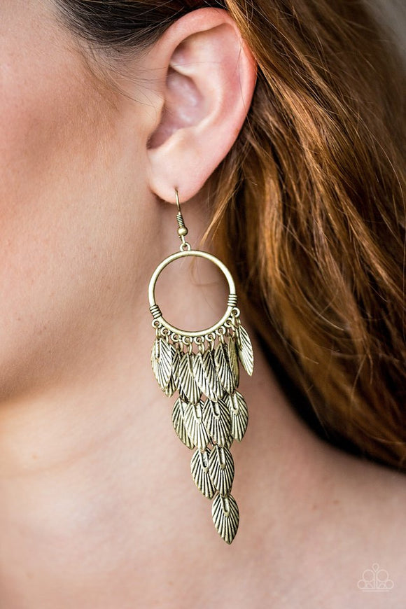 feather-frenzy-brass-earrings-paparazzi-accessories