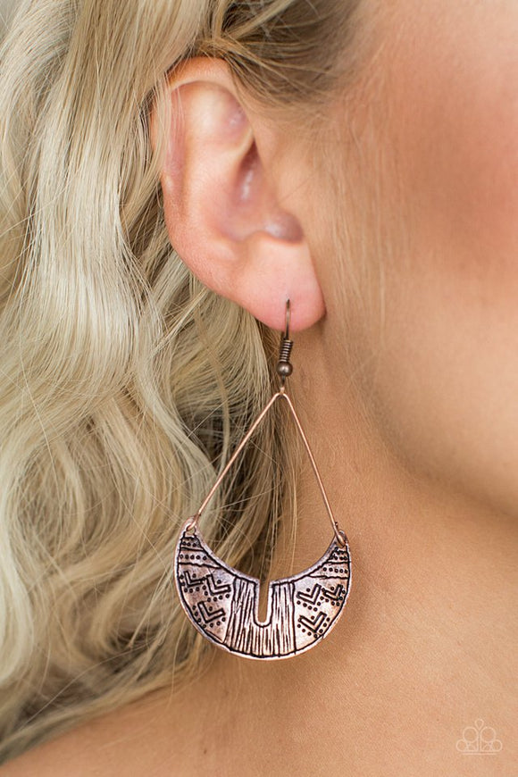 trading-post-trending-copper-earrings-paparazzi-accessories