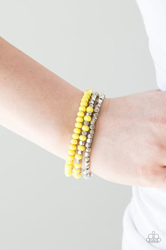 very-vivacious-yellow-bracelet-paparazzi-accessories