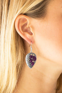 Wild Heart Wonder - Purple Earrings - Paparazzi Accessories