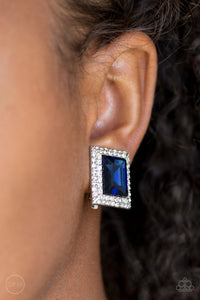 crowned-couture-blue-clip-on-earrings-paparazzi-accessories