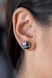 GLOWING, GLOWING, Gone! - Silver Post Earrings - Paparazzi Accessories