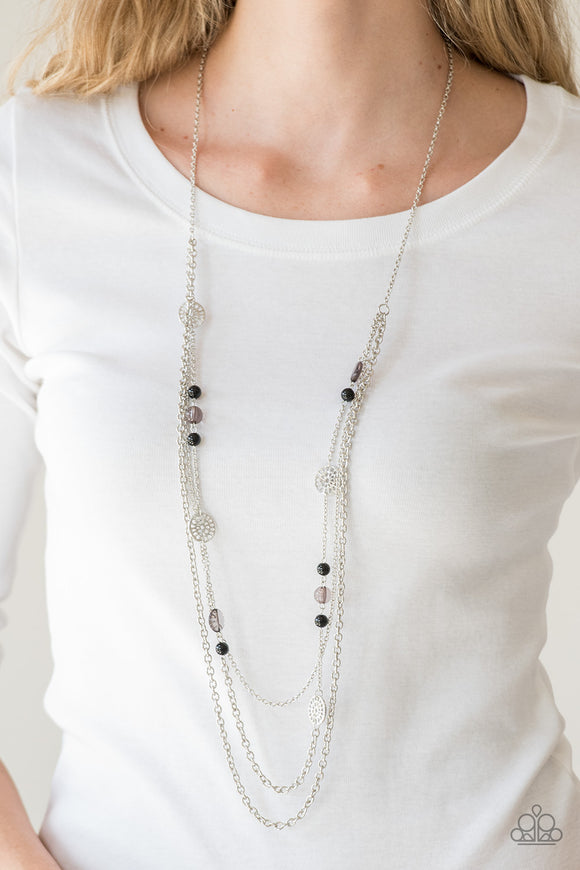 Pretty Pop-tastic! - Black Necklace - Paparazzi Accessories