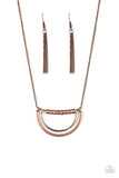 Artificial Arches - Copper Necklace - Paparazzi Accessories
