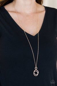 Timeless Trio - Gold Necklace - Paparazzi Accessories