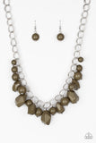 Gorgeously Globetrotter - Green Necklace - Paparazzi Accessories