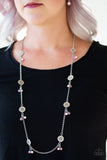 Color Boost - Pink Necklace - Paparazzi Accessories