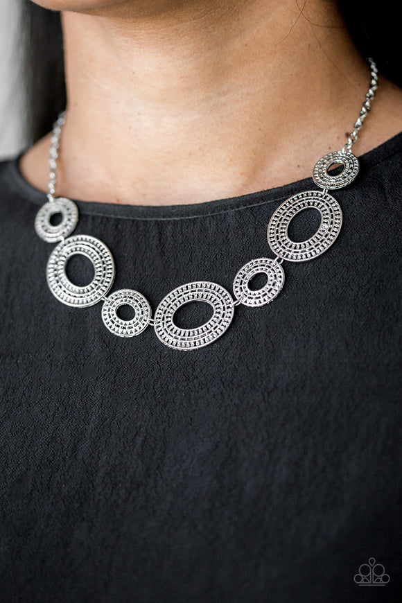 Basically Baltic - Silver Necklace - Paparazzi Accessories