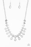 Geocentric - Silver Necklace - Paparazzi Accessories