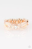 Extra Side Of Elegance - Rose Gold Ring - Paparazzi Accessories