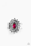 blooming-fireworks-pink-ring-paparazzi-accessories