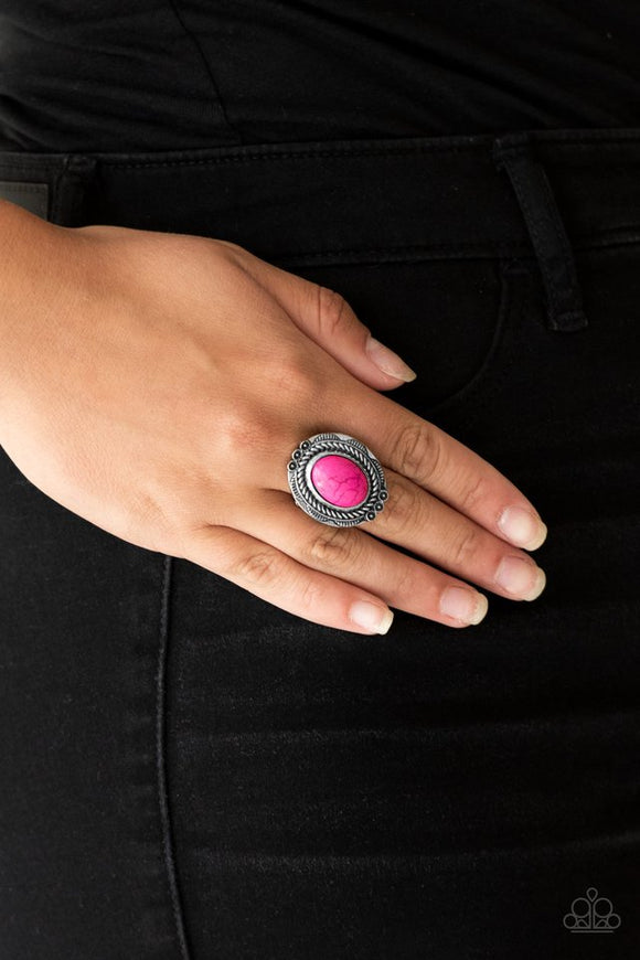 tumblin-tumbleweeds-pink-ring-paparazzi-accessories