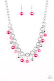 Fiercely Fancy - Pink Necklace - Paparazzi Accessories