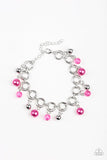 Fancy Fascination - Pink Bracelet - Paparazzi Accessories