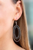 Marry Into Money - Black Earrings - Paparazzi Accessories