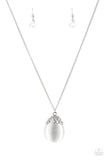 nightcap-and-gown-white-necklace-paparazzi-accessories