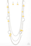 beachside-babe-yellow-necklace-paparazzi-accessories