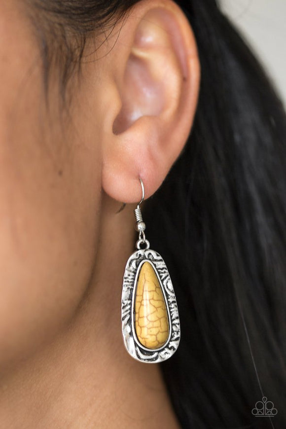 cruzin-colorado-yellow-earrings-paparazzi-accessories