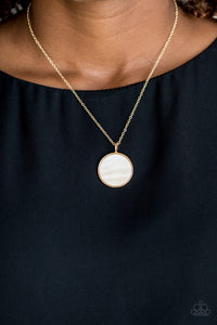 Shimmering Seashores - Gold Necklace - Paparazzi Accessories