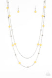 beach-party-pageant-yellow-necklace-paparazzi-accessories
