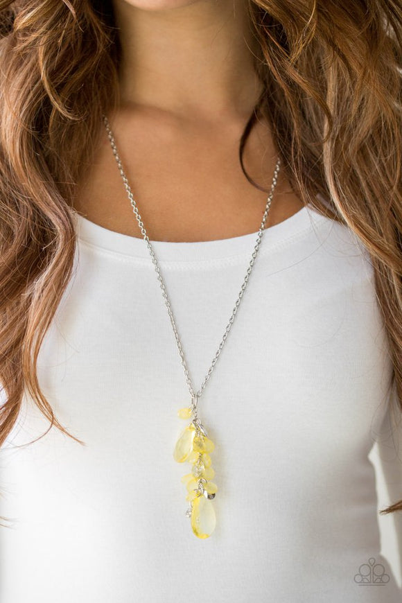 Egyptian Spell - Yellow and Silver Necklace - Paparazzi Accessories –  Bejeweled Accessories By Kristie