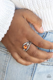 Rich With Richness - Orange Ring - Paparazzi Accessories