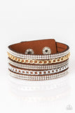 Fashion Fiend - Brown Bracelet - Paparazzi Accessories