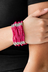 outback-odyssey-pink-bracelet-paparazzi-accessories
