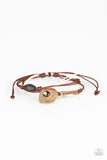 Trail Trek - Brown Bracelet - Paparazzi Accessories
