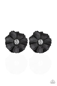 candid-carnations-black-hair-clip-paparazzi-accessories