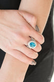 Fiercely Flawless - Blue Ring - Paparazzi Accessories