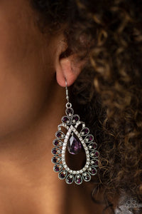 all-about-business-purple-earrings-paparazzi-accessories